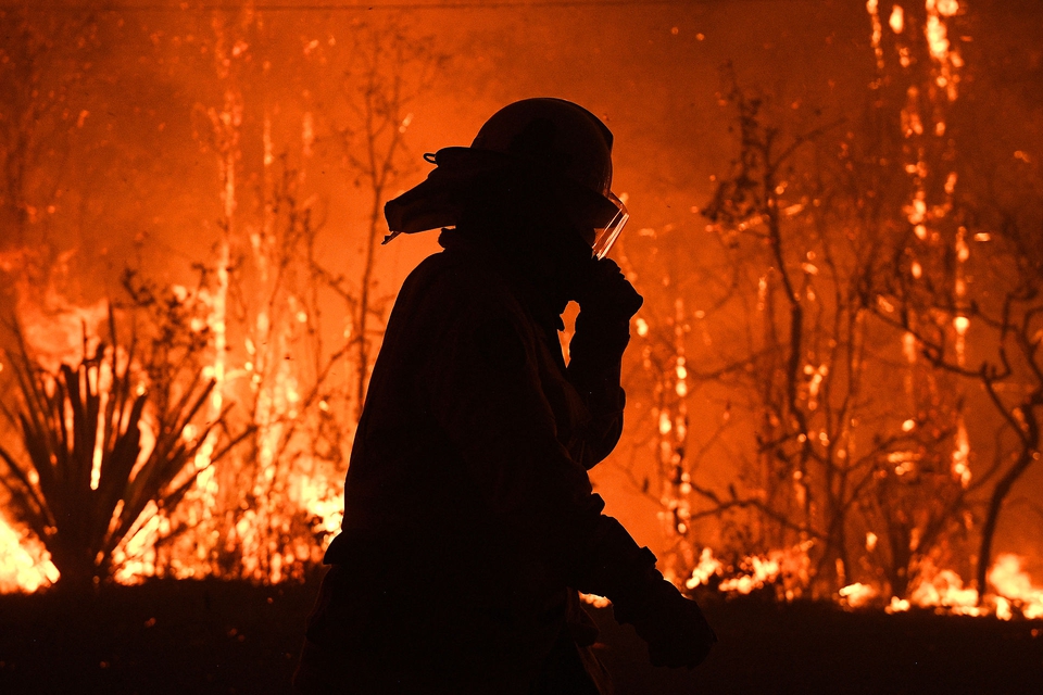 Lang tids knastørt vejr i den australske delstat New South Wales er blevet erstattet af usædvanlig vådt vejr. (Foto: Stringer/Reuters/Ritzau Scanpix)