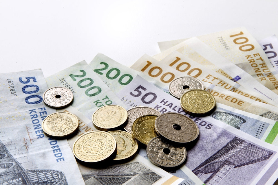 Danskernes samlede bankindlån var stigende sidste år, viser tal fra Nationalbanken. (Arkivfoto)