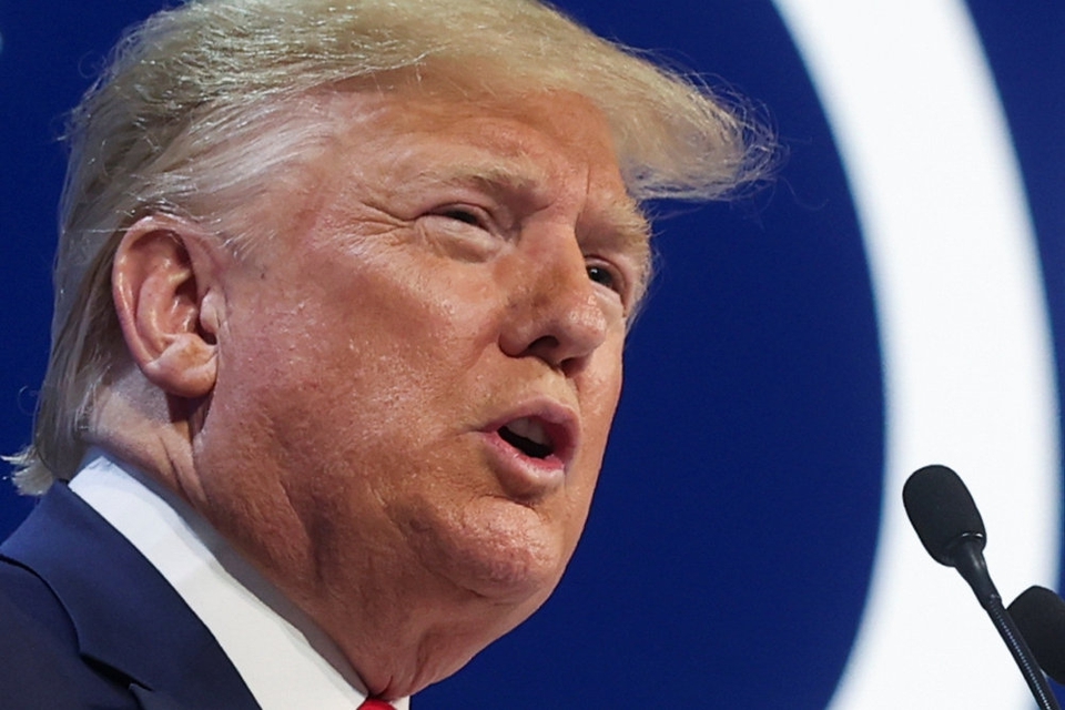 Præsident Donald Trump, som her taler i Davos tirsdag, har i løbet af sine tre første år som præsident fremsat 16.241 urigtige eller vildledende påstande, skriver Washington Post.