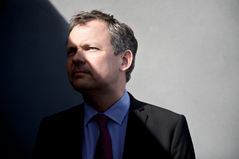 Ulrik Nødgaard, direktør i Finans Danmark, mener, at flere bankansatte med fokus på hvidvask har været med til at give et stigende antal underretninger til myndighederne. (Arkivfoto)