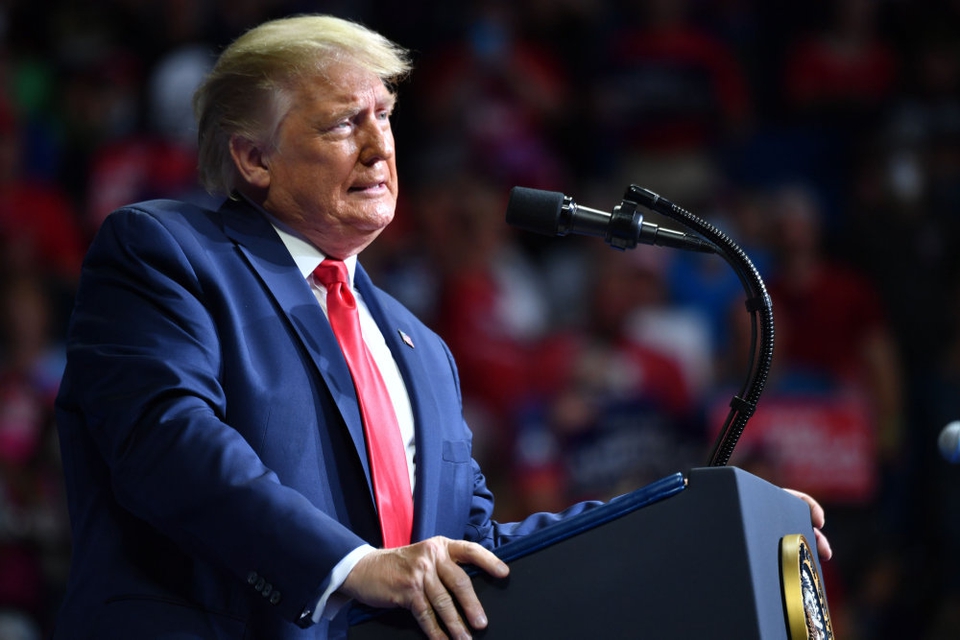 Trump ventes senere mandag at underskrive et præsidentielt dekret om indvandringsstoppet. (Arkivfoto.)