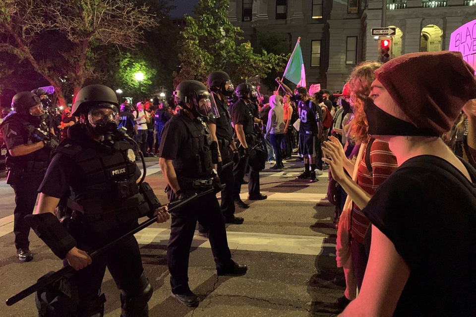 Sagen om George Floyd har ført til sammenstød mellem demonstranter og politi i delstaten Minnesota. (Arkivfoto)