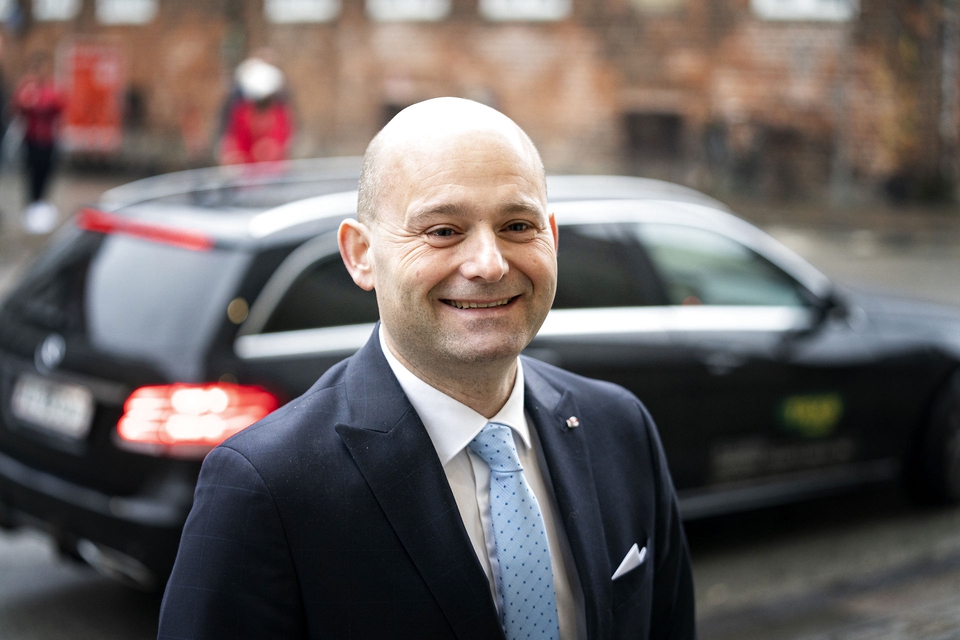 Søren Pape Poulsen ankommer til festgudstjeneste i anledning af Genforeningen 2020 i Vor Frue Kirke, Københavns Domkirke, søndag den 12. januar 2020. (Foto: Ida Guldbæk Arentsen/Ritzau Scanpix)