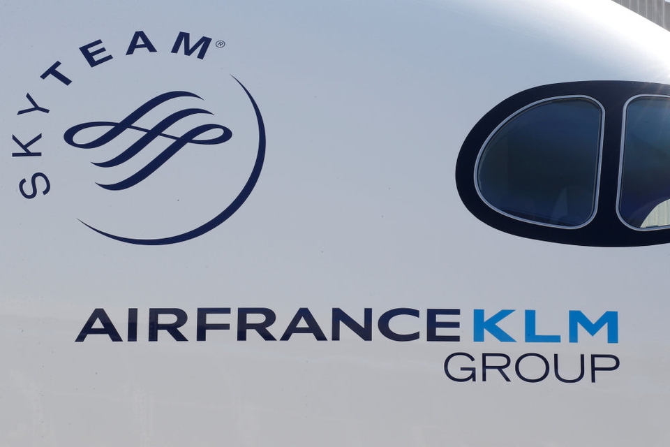 Antallet af passagerer hos Air France-KLM faldt med en femtedel til 18,1 million passagerer. (Arkivfoto)