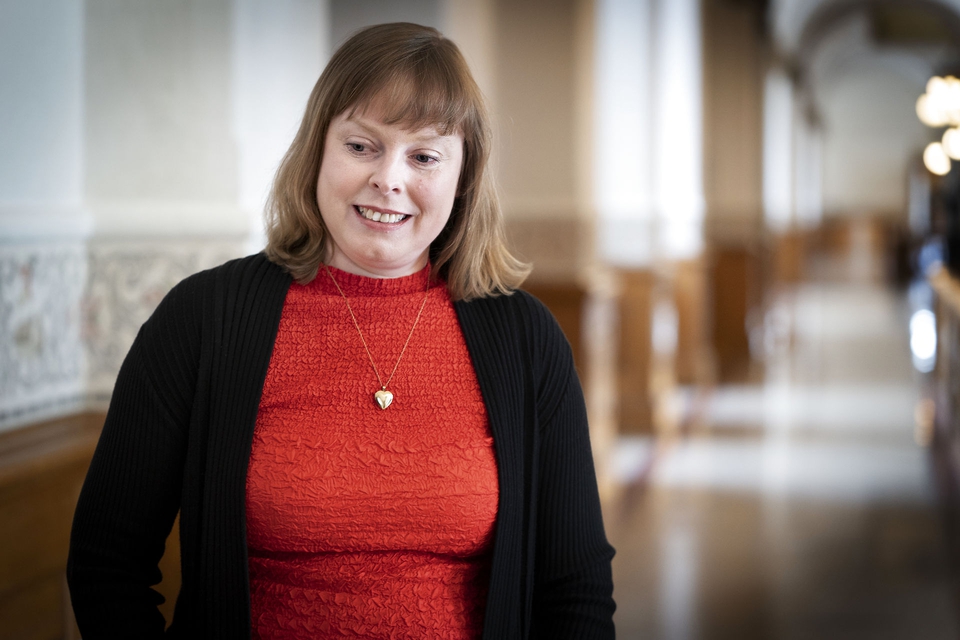 Kulturminister Joy Mogensen (S). (Foto: Liselotte Sabroe/Ritzau Scanpix)