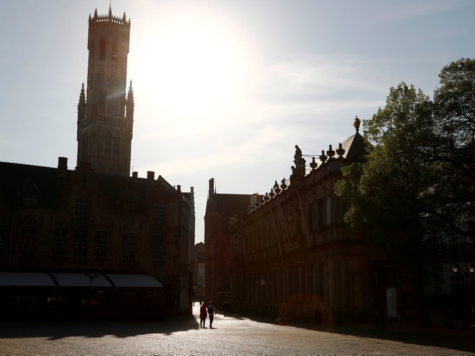 Brugge er en populær turistattraktion nær den vestlige kyst i Belgien. Byen har en befolkning på omkring 120.000. (Arkivfoto).