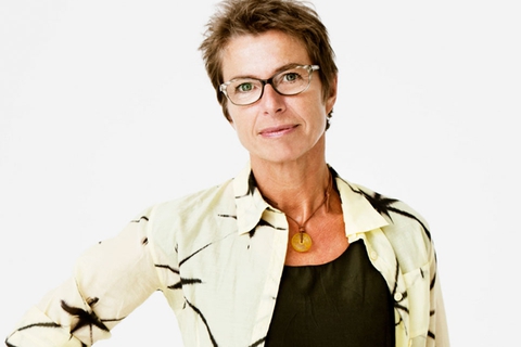 Pressefoto af Grete Christensen, formand for Dansk Sygeplejeråd