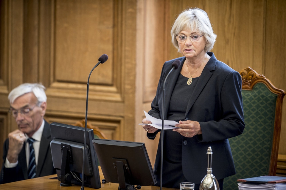Mens Pia Kjærsgaard var formand for Folketinget, godkendte hun at bruge en halv million kroner på julepynt til Christiansborg. (Arkivfoto)