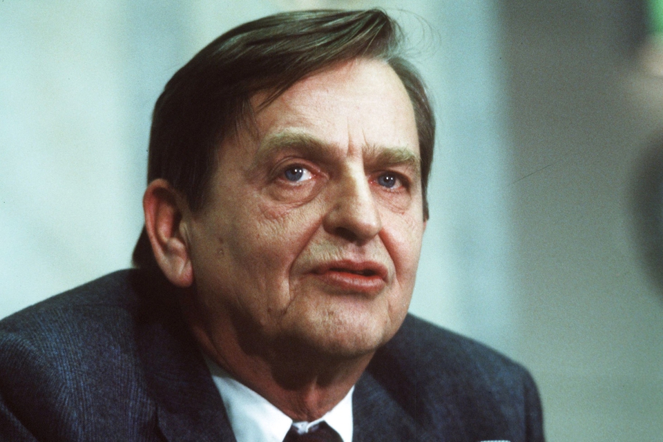 Olof Palme, fotograferet i 1983. (Foto: Anders Holmstrom/AFP/Ritzau Scanpix)