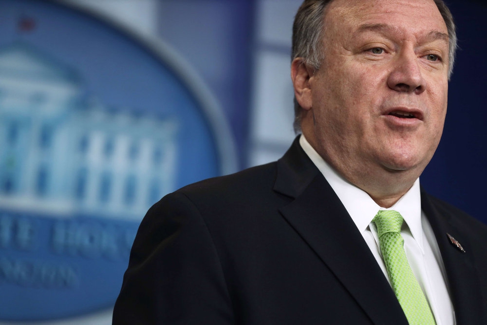 USA's udenrigsminister, Mike Pompeo, kalder angreb mod luftbaser i Irak for en overtrædelse af Iraks suverænitet. (Arkivfoto).