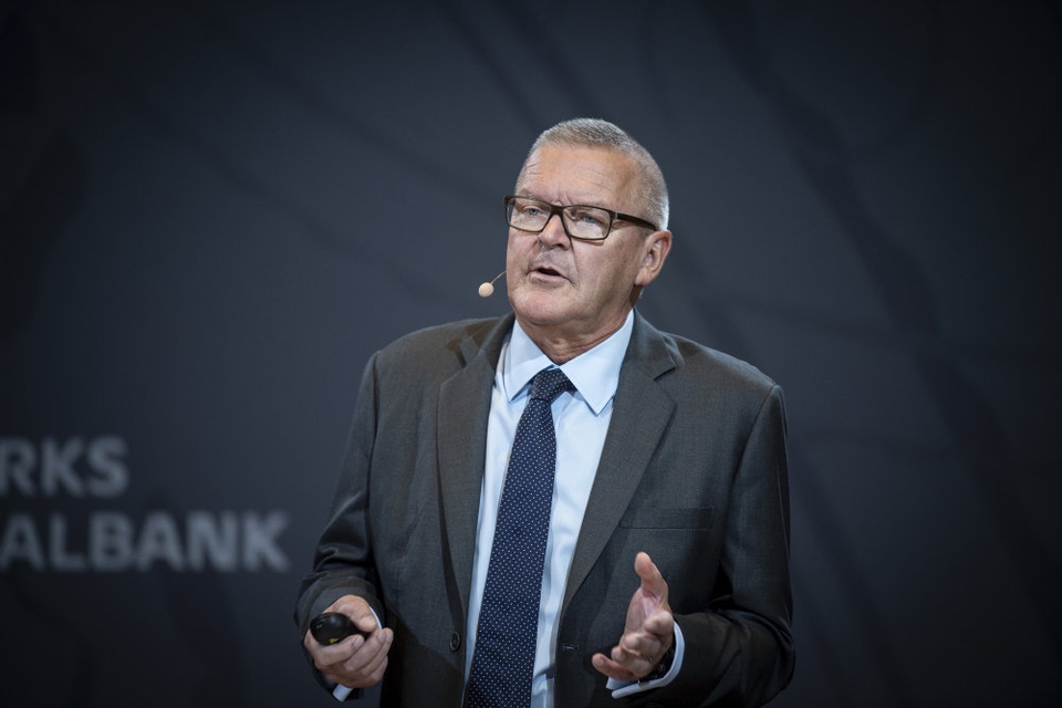 Nationalbankdirektør Lars Rohde spår, at coronakrisen kommer til at gøre ondt på dansk økonomi. (Arkivfoto)