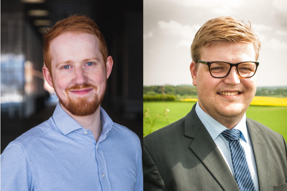 Kristian Lausten (tv.) og August Stengaard (th.). (Foto: Privatfoto)