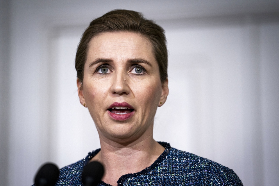 Statsminister Mette Frederiksen til pressemøde i Statsministeriet, torsdag den 16. januar 2020. (Foto: Niels Christian Vilmann/Ritzau Scanpix)
