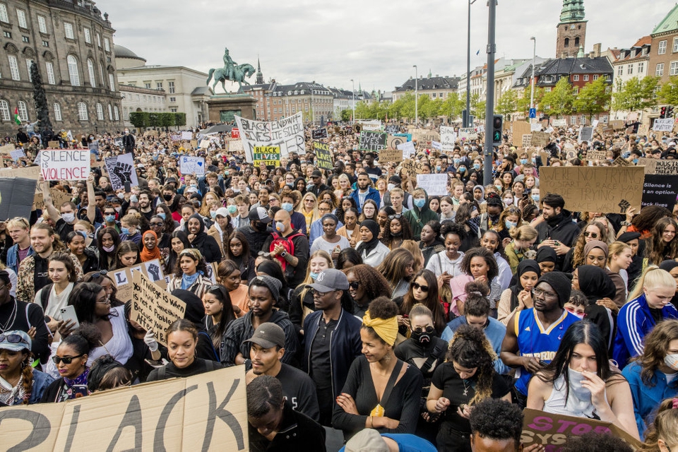 Over 15.000 mennesker var samlet til demonstration i København den 7. juni. (Arkivfoto)