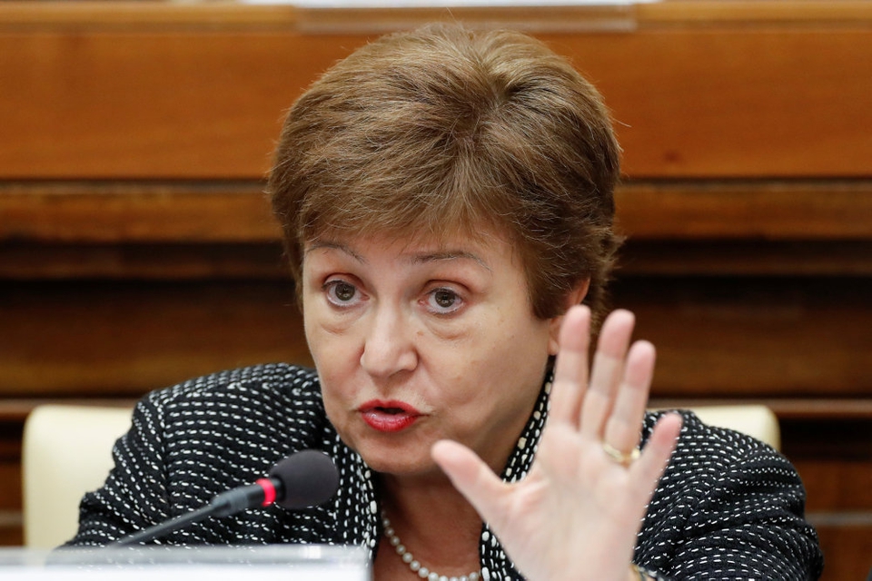 Virusudbrud i Kina får sandsynligvis en begrænset effekt på den globale økonomi, mener IMF's direktør, Kristalina Georgieva. (Arkivfoto).