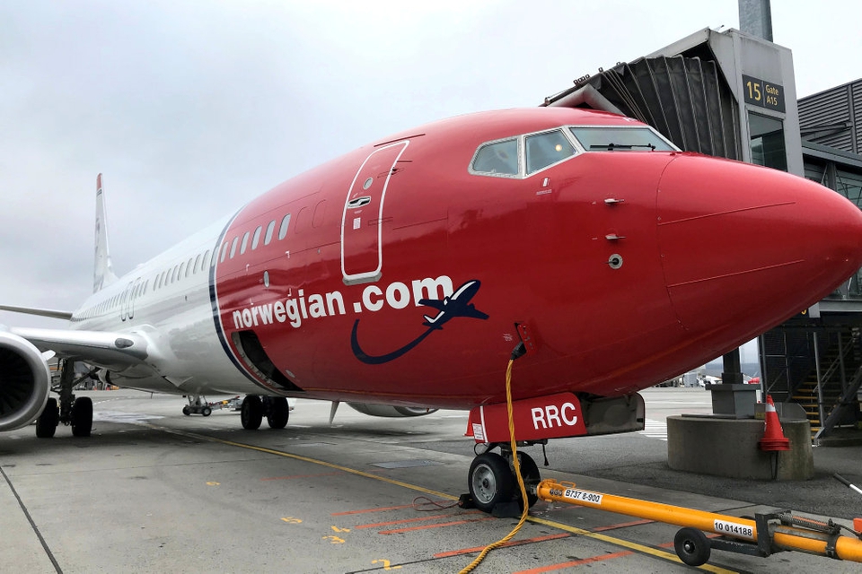 Norwegian flyver i øjeblikket kun på enkelte indenrigsruter i Norge. (Arkivfoto)