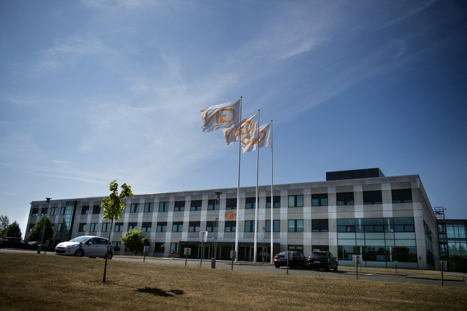 GN Group har i andet kvartal haft en faldende omsætning, hvilket skyldes fald inden for salget af høreapparater. (Arkivfoto)