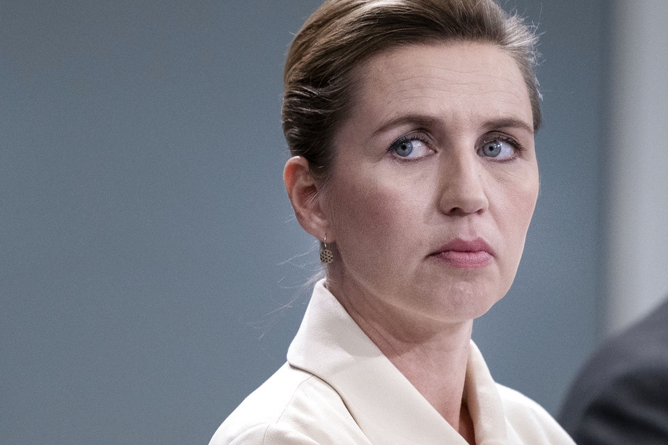 Statsminister Mette Frederiksen holder pressemøde i Statsministeriet fredag den 29. maj 2020. (Foto: Liselotte Sabroe/Ritzau Scanpix)