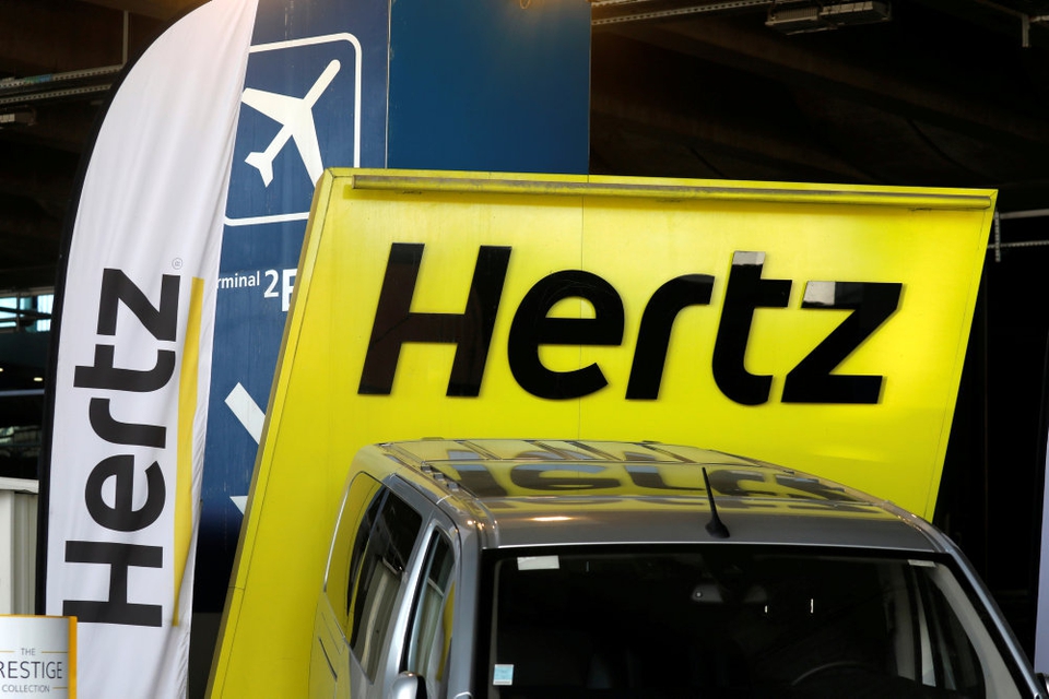 Problemerne for Hertz i USA og Canada kommer ikke umiddelbart til at påvirke selskabets forretninger i Europa. (Arkivfoto).