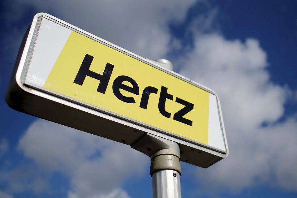 Hertz hed tidligere Rent-A-Car og blev grundlagt i 1918 i Chicago, USA. I februar havde Hertz 12.400 udlejningssteder over hele verden. (Arkivfoto).