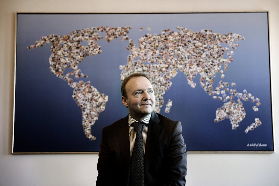 Jeff Gravenhorst, administrerende direktør i ISS, har i første kvartal måttet sige farvel til flere medarbejdere grundet coronakrisen. (Arkivfoto)
