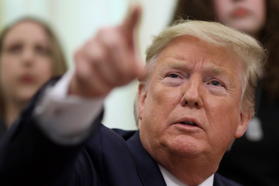 Den amerikanske præsident, Donald Trump, har igennem noget tid ønsket sig en mur ved grænsen til Mexico. (Arkivfoto)
